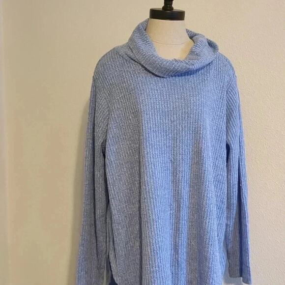 Saint John's Bay Active Sweaters - Saint Johns Bay blue turtleneck sweater XXL